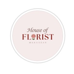 Logo House of Florist Makassar